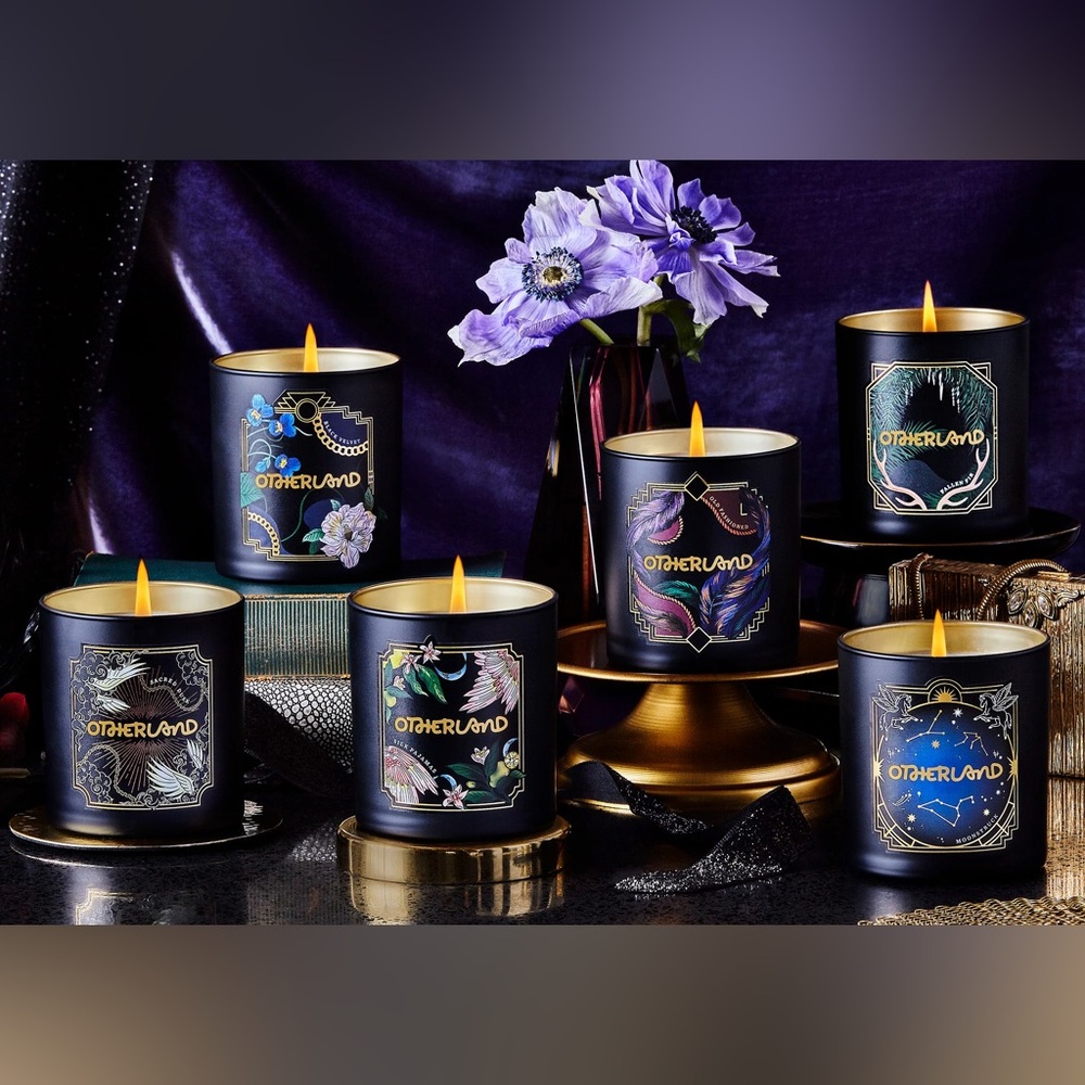 Otherland Candles Gilded Collection - Set of 6 Holiday Candles